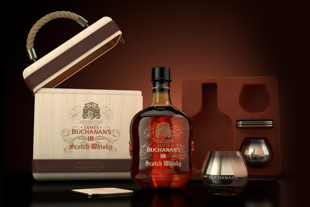 buchanans alcohol packaging value added design