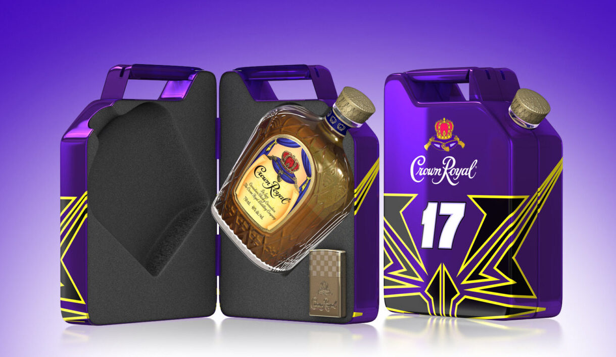 crown royal alcohol value add packaging design