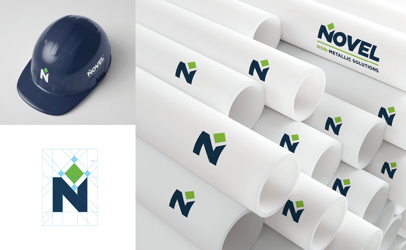novel for saudi aramco and baker hughes. Corporate identity design by berge farrell design 2